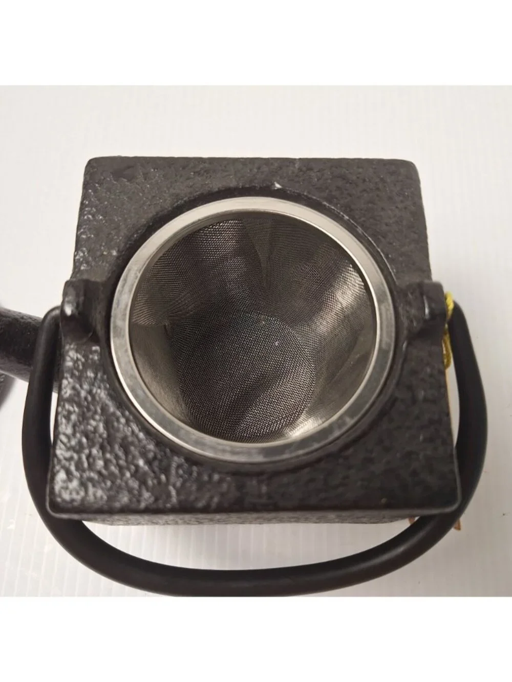 UNITY BRAND TETSUBIN SQUARE CUBE CAST IRON TEAPOT KETTLE MADE IN JAPAN VINTAGE